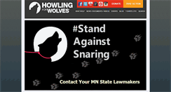 Desktop Screenshot of howlingforwolves.org